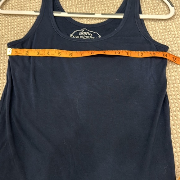 Soma tank lounge wear top size M navy NWOT 💙 - Picture 10 of 10